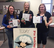 1st Semester Winners Karlee, Shyanne, and Becca